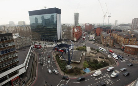 The undeveloped real estate: Old St Roundabout