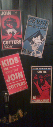 Viral stickers produced by the Lost and Found team.